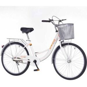 여성 자전거 바구니 버킷 실버 바이크 산책 쌀집 소품 식 귀여운 형 마실 성인