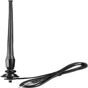 에이트우드 해양 보트 라디오 안테나 16인치 고무 오리 유연한 마스트 FM AM 스테레오 보트카 RV 모터홈