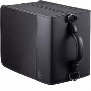 SANWA 512 용량 CD 케이스 블루 레이 홀더 무비 뮤직 미디어 디스크 지갑 하드쉘 DVD VCD 바인더 보관함