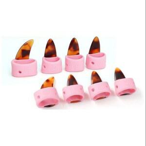 가야금손톱 비파 거문고 도구 핑크 커버 국악기 네일 손가락 인조