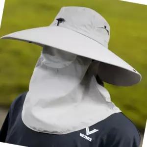 자외선 차단 사파리 모자 그레이 방수 백패킹 남자