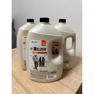 테크 울드라이 이염방지 니트 중성세제 용기 2.5L 3개