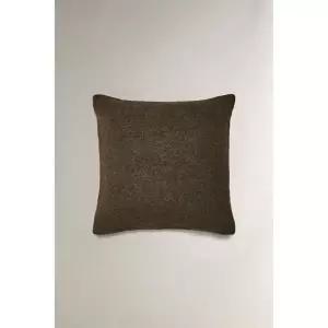 [ZARA] 자라 니트 쿠션 커버 - 카키 3369247
