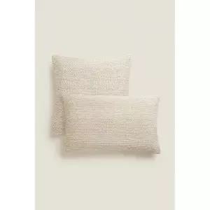 [ZARA] 자라 브레이드 쿠션 커버 - 라이트 베이지 3369339