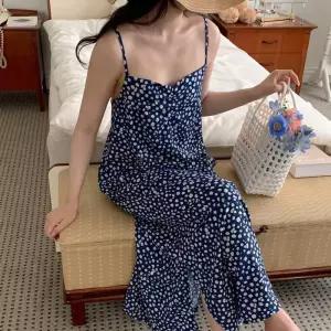 빅사이즈 306 브이셔링꽃나시원피스 DMOP594