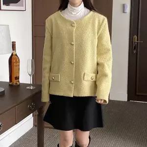 빅사이즈 312 엣지금장브이뽀글자켓 DGOQ359