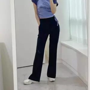 빅사이즈 406 10부부츠컷밴딩슬랙스 DCAP659