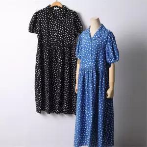 빅사이즈 205 꽃패턴카라롱원피스 DLYI756