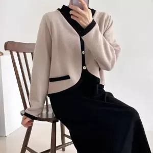 빅사이즈 412 하이배색아웃원피스세트 DBST522