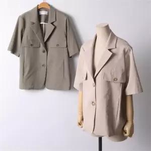 빅사이즈 206 베이직버튼자켓 DPEI805