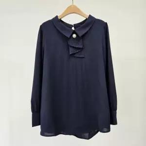 빅사이즈 409 리본스카프카라블라우스 DOLS767