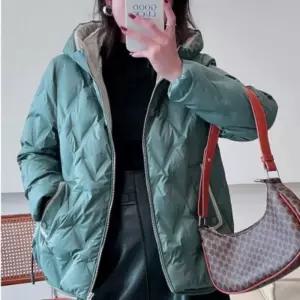 [라일리여성의류] Rly 여성 패딩 점퍼 잠바 후드 모자 오리털 겨울 코