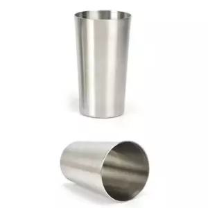 넓은 입구 스텐컵 커피컵 맥주컵 14cm 약 500ml 카페컵 이중스텐컵 이중컵 믹싱컵 스댕컵