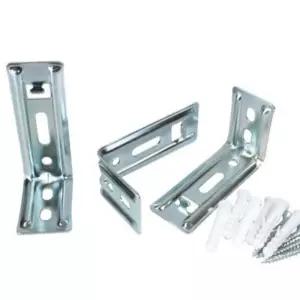 C-8000 벽고정 커튼꺽쇠 블라인드용 3P(대) 연결 부속 장석 브라켓 스텐