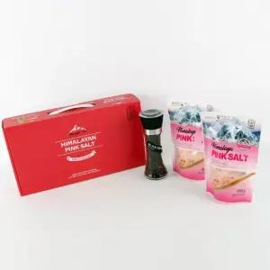 2026년 설명절 선물히말라야 핑크 솔트 3종 암염 소금 후추 그라인더