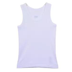 삶아입는 유아 남아동 순면 흰색 런닝 유치원 자극없는 초등학생