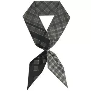 [닥스](광주신세계)26년 SS 실크100 그라데이션 체크 에스코트타이 스카프 DMG1ACF1353E1