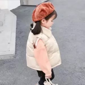 키즈 베스트 패딩 귀여운 카라 아동패딩조끼 양털조끼 아동