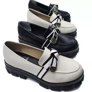 보가 여성 5cm굽 로퍼 단화 여자정장화 유니폼신발 케주얼구두