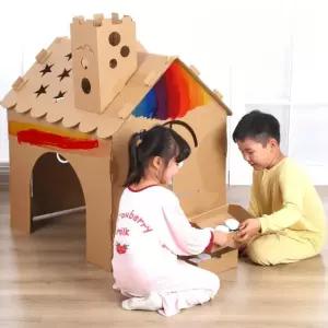 골판지 하우스 종이집 이글루 박스 플레이 미술 학원 유치원 집