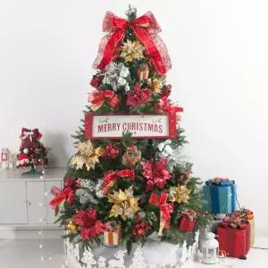 [텐바이텐]크리스마스 트리 장식 풀세트 리파인포인연그린 180cm 단면