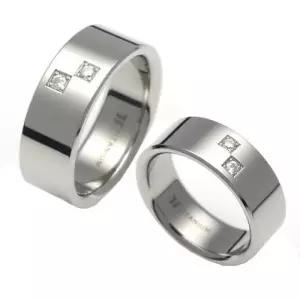 T-210 DIA CO 다이아몬드 티타늄 커플링 반지 이니셜무료 무료배송 맞춤제작 평생AS