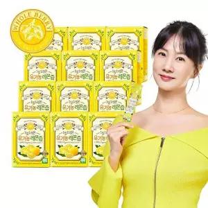 [홀베리]박소현 레몬즙 1일 1레몬 유기농 레몬즙 12박스(20g*14포*12박스/168포)