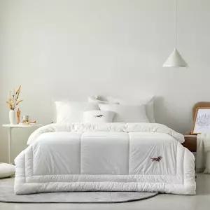 극세사 레고 화이트(8) 퀸세트(퀼트이불+패드+베개커버2장)