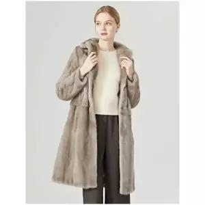 [하프클럽/진도]진도 Elfee 풀스킨 휘메일 밍크 롱코트 (E8W3EC13_)