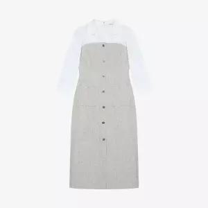 [NS홈쇼핑][SI]레이어드 셔츠 배색 원피스 (SHK2404OO)[35113497]