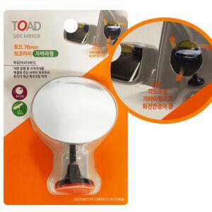 토드 76mm 보조미러 (자바라형170315) 사각지대미러 /보조거울/사이드미러/사이드보조/사각지대보조미러