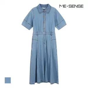 [미센스] 카라디자인 데님 원피스_MB44DOM201Z