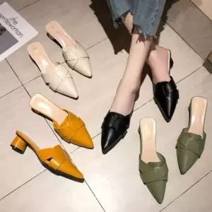 슬립온 통굽 스니커즈 여성단화 4cm WFJSP6G