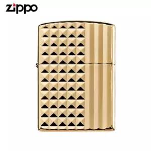ZIPPO 라이터 아머 ARMOR DIAMOND EDGE GD 지포라이터 오일+심지+부싯돌 3종세트 포함