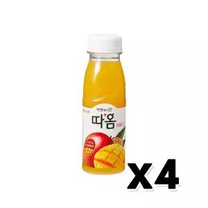 따옴 애플망고주스 페트음료 235ml x 4개