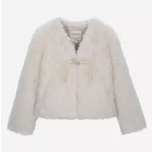 [써스데이아일랜드](T258MLT935W)토글 포인트 푸들 퍼 자켓