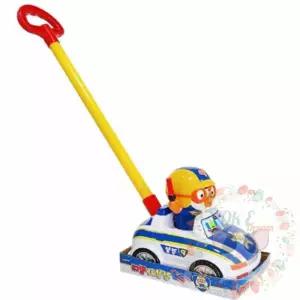 옥이드림 뽀로로 경찰차 밀대 영유아선물 걸음마장난감 영유아장난감