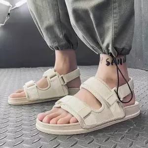 스포츠 찍찍이 샌들 뒤꿈치 스트랩 남녀공용 샌들 스트릿 여름샌들 (WFJ5P01)