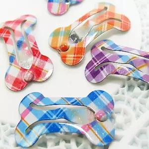 다온58 펫 뼈다귀똑딱이 20개입 1판 헤어클립 애견패션 꾸미기