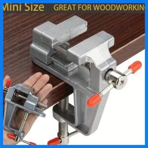 견고한 미니 알루미늄 벤치 바이스 금속 테이블 클램프 (공예 전자제품 수리 보석 제작 모형 제작 소형 프