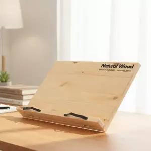 중형 원목 독서 학습 1단 책받침대 북스탠드 33.6cm