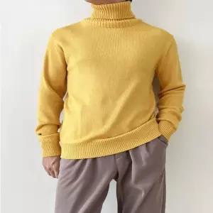 [프로셀러] 남자 2컬러 빅사이즈 심플 목폴라 이너 니트 스웨터