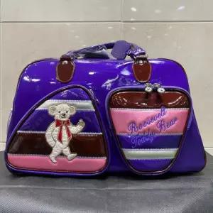 테디베어 여성 골프 보스턴백 (퍼플) RTBBB052-PP 미사용 매장진열상품