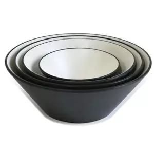 체크투톤 바이오볼 멜라민 면기 체크투톤(BW) DS-7109 (WFK9V9V)