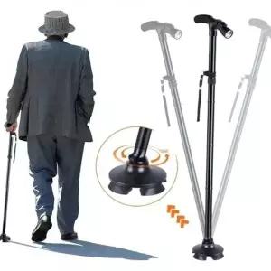 할아버지보행지팡이 효도 걸음 다리부상 재활치료 어르신목발 88~98cm