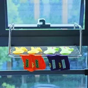 베란다 이동식 빨래 건조대 창틀형 걸이식 드라이닝 스탠드 세탁물 (WFKBI43)