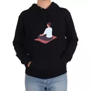 [하프클럽/]후드티 정신수양 요가 명상 참선그림 다양한 색상 사이즈