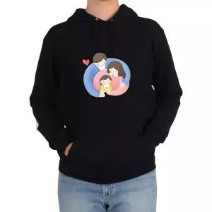 [하프클럽/]후드티 가족 사랑 러브 강아지그림 다양한 색상 사이즈