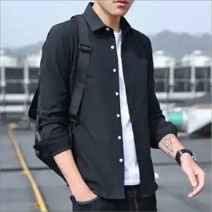 남성 셔츠 옥스퍼드 슬림핏 스탠다드핏 롤업 캐주얼 정장 4색 (WFKBA1T)