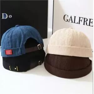 남성 여성 코듀로이 와치캡 골덴 골무모자 가을 겨울 4색